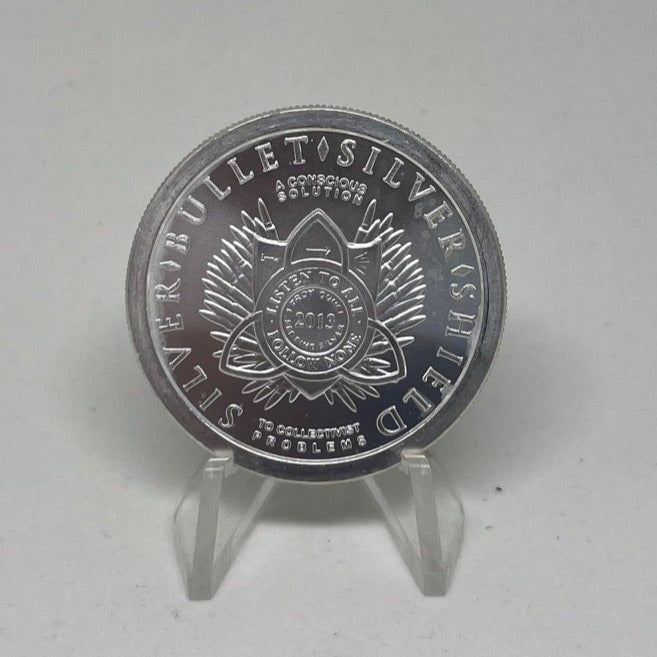 2013/2014 Silver Bullet Silver Shield - BU 1 oz .999 Silver Round