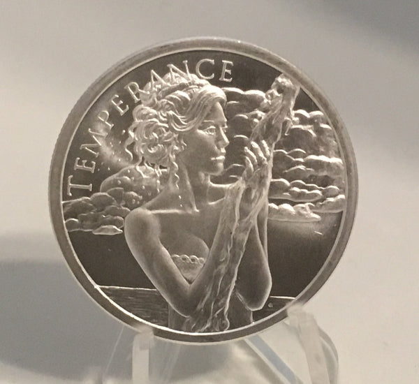 2019 Temperance Mini Mintage by Silver Shield - BU 1 oz .999 Silver Ro