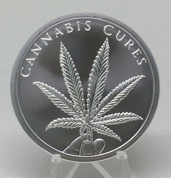 2018 Cannabis Cures Mini Mintage by Silver Shield - BU 2 oz .999
