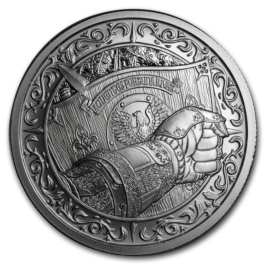 The Shield, 2oz Brilliant Uncirculated .999 Silver Round