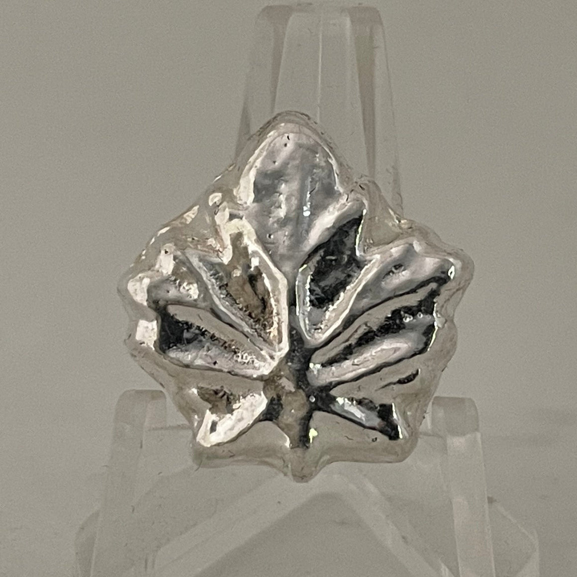 Maple Leaf by Tomoko's Enterprize, 1oz .999 Fine Silver Poured Art