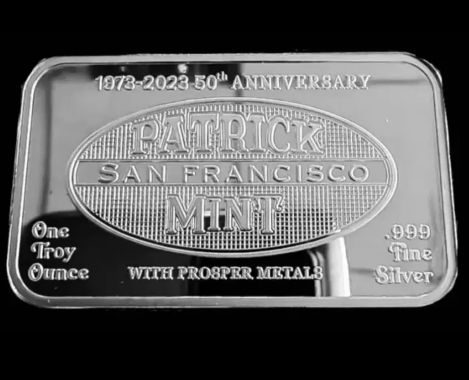 Bowie Knife Proof-Like Patrick Mint Prosper Metals 50th Anniversary