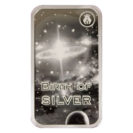 Birth Of Silver, Proof Like by North American Mint, 1oz .999 Fine Silver Bar