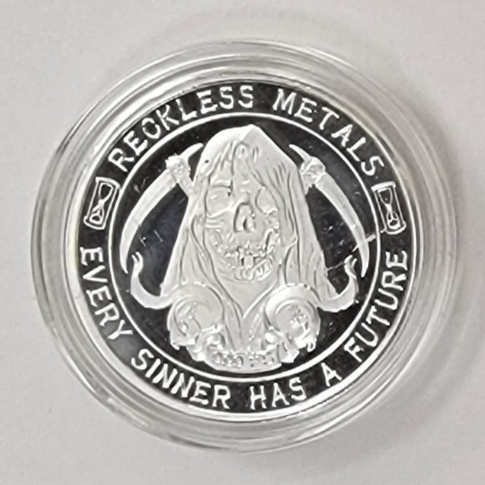 Reckless Metals Sinner & Saint 1/2oz .999 Fine Silver