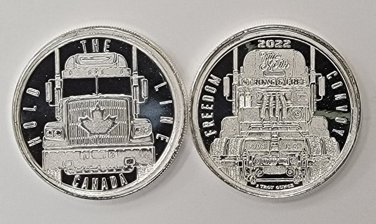 Hold The Line 1oz .999 Silver Round