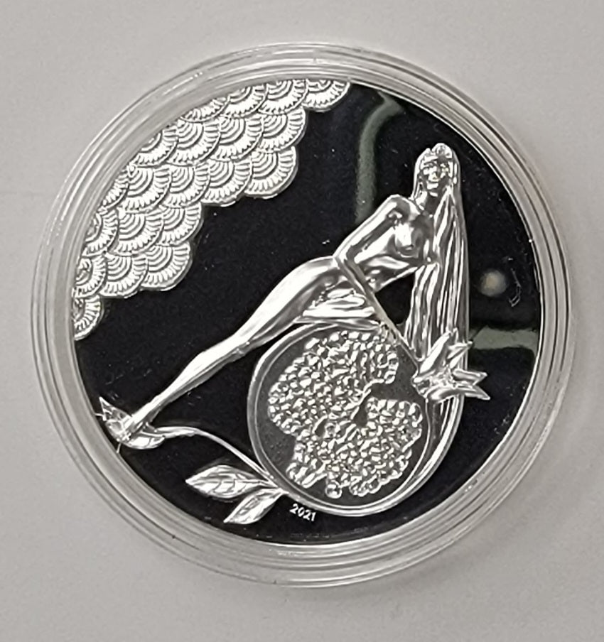 Liberty by Le Grand Mint, 1oz 0.9999 Fine Silver Proof