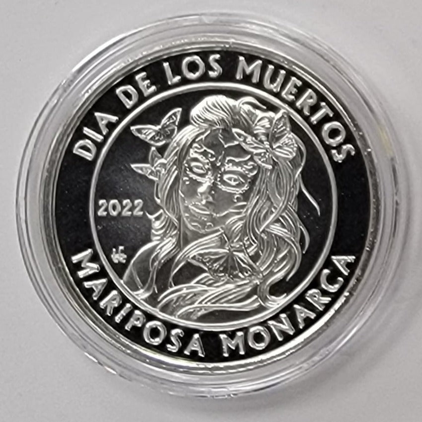 Day Of The Dead 1oz, .999 Fine Silver