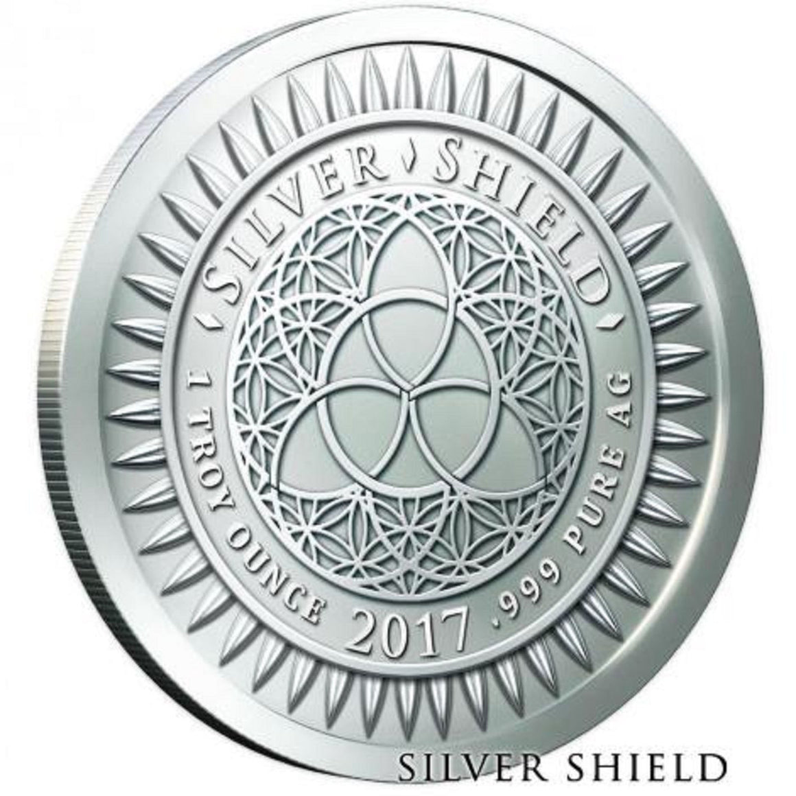John Adams by Silver Shield, Mini Mintage - BU 1 oz .999 Silver Round