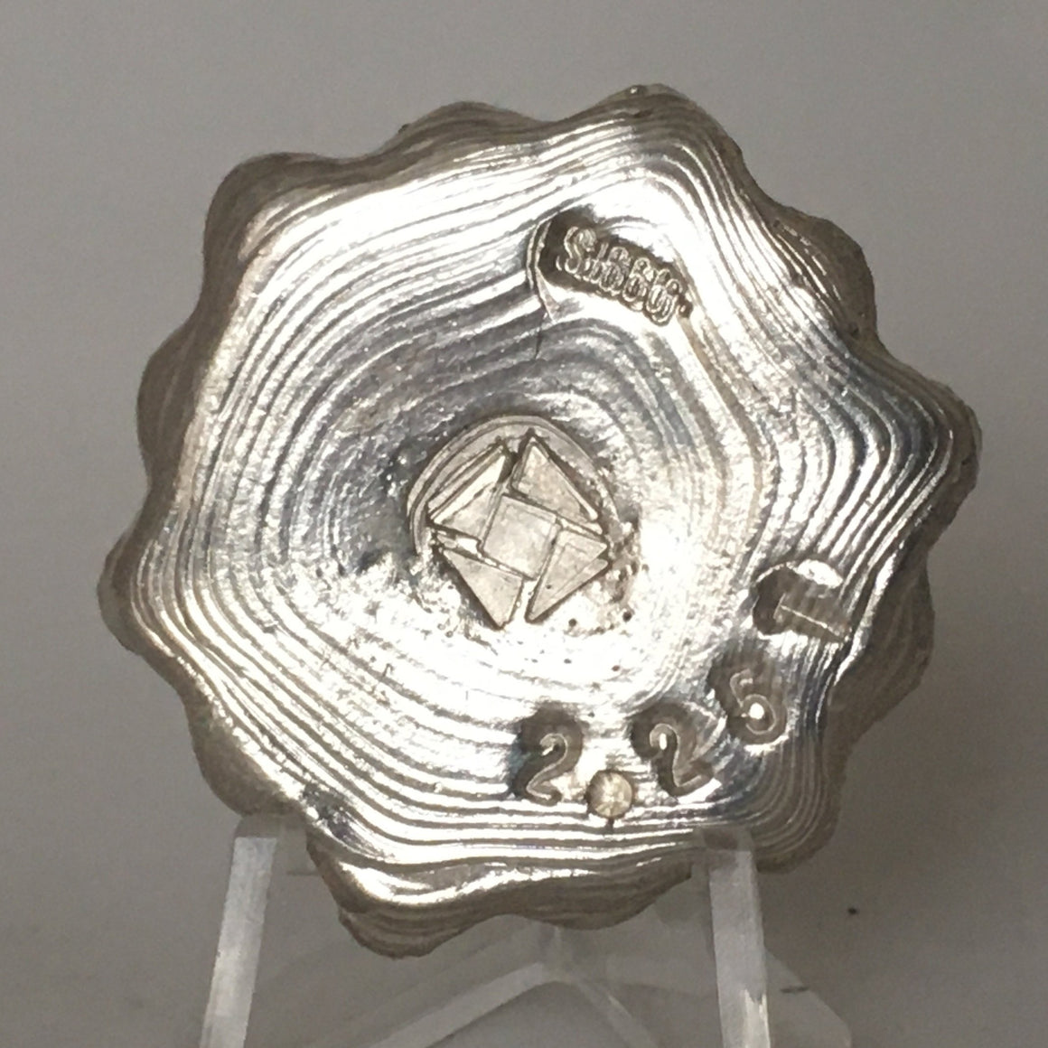 Snowflake by Tomoko's Enterprize, 2oz .999 Fine Silver Poured Art