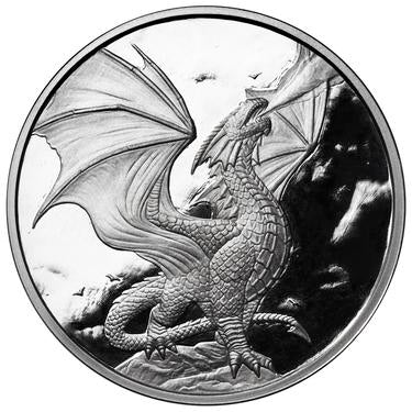 Noble Dragon - Anne Stokes Dragons Collection - 1oz .999 Silver Proof Round