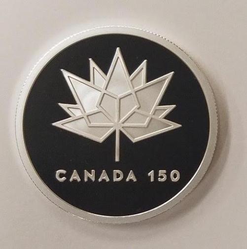 Canada 150 - Proof Finish by Pheli Mint, 2oz .999 Fine Silver Round