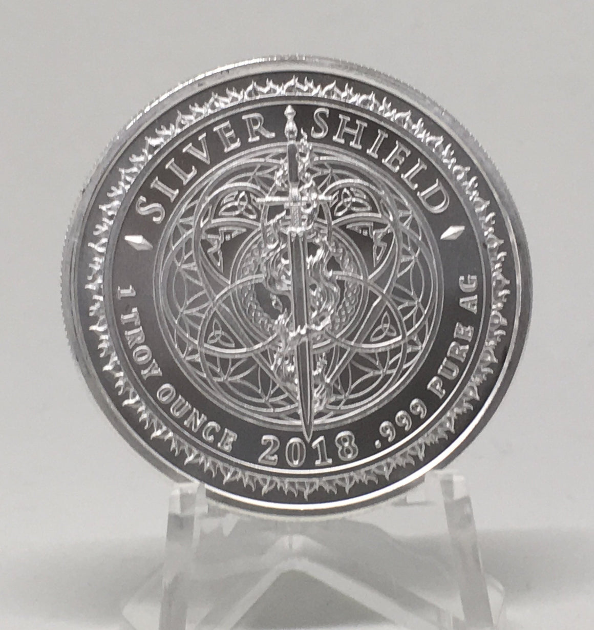 2018 Crown Chakra by Silver Shield, Mini Mintage - BU 1 oz .999 Silver Round