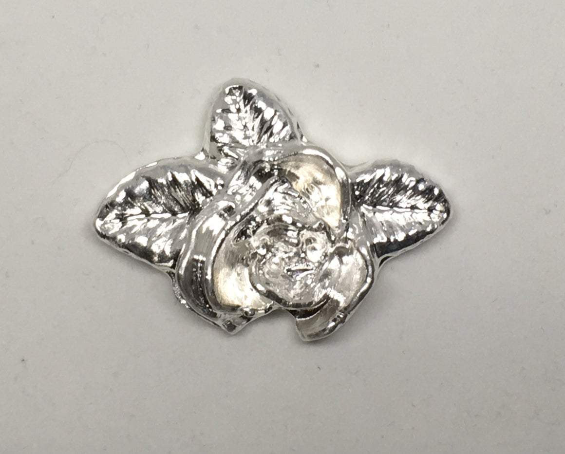 Rose Flower by Pheli Mint, Hand Poured 3oz, .999 Silver