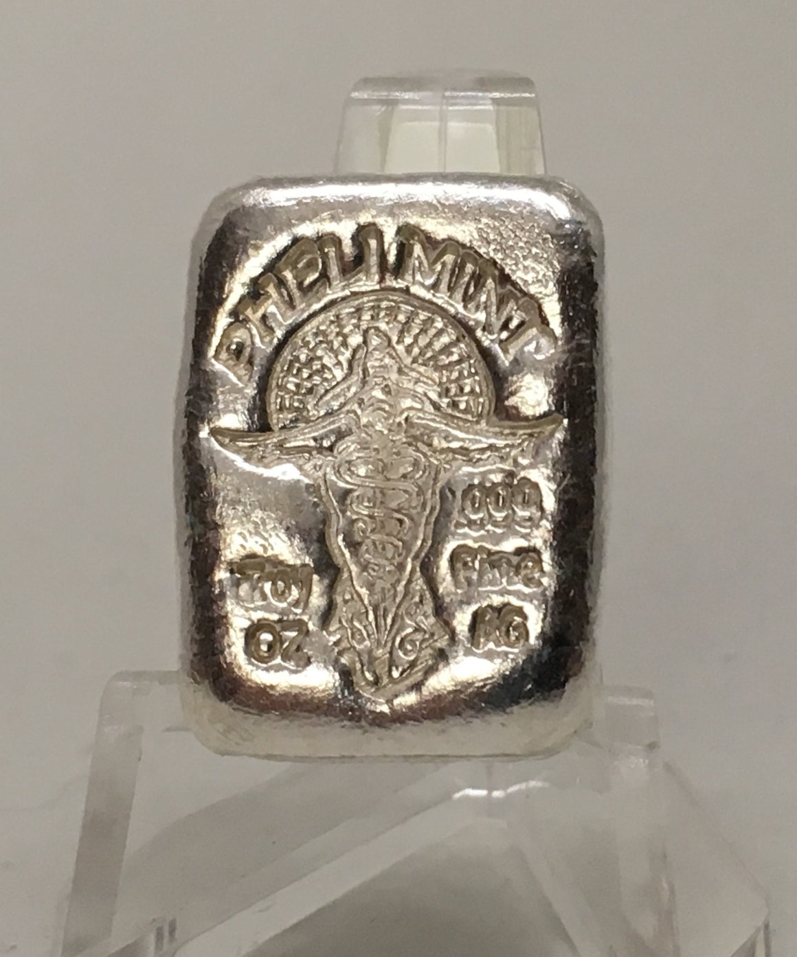 Pheli Mint Chunky Bar Version 1, Hand Poured 1oz, .999 Silver