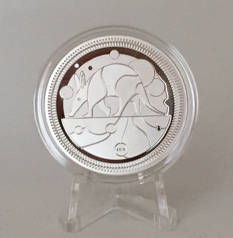 Aardvark 2019 - Evolution II, The Wonderful World by Le Grand Mint, 1oz 0.9999 Fine Silver