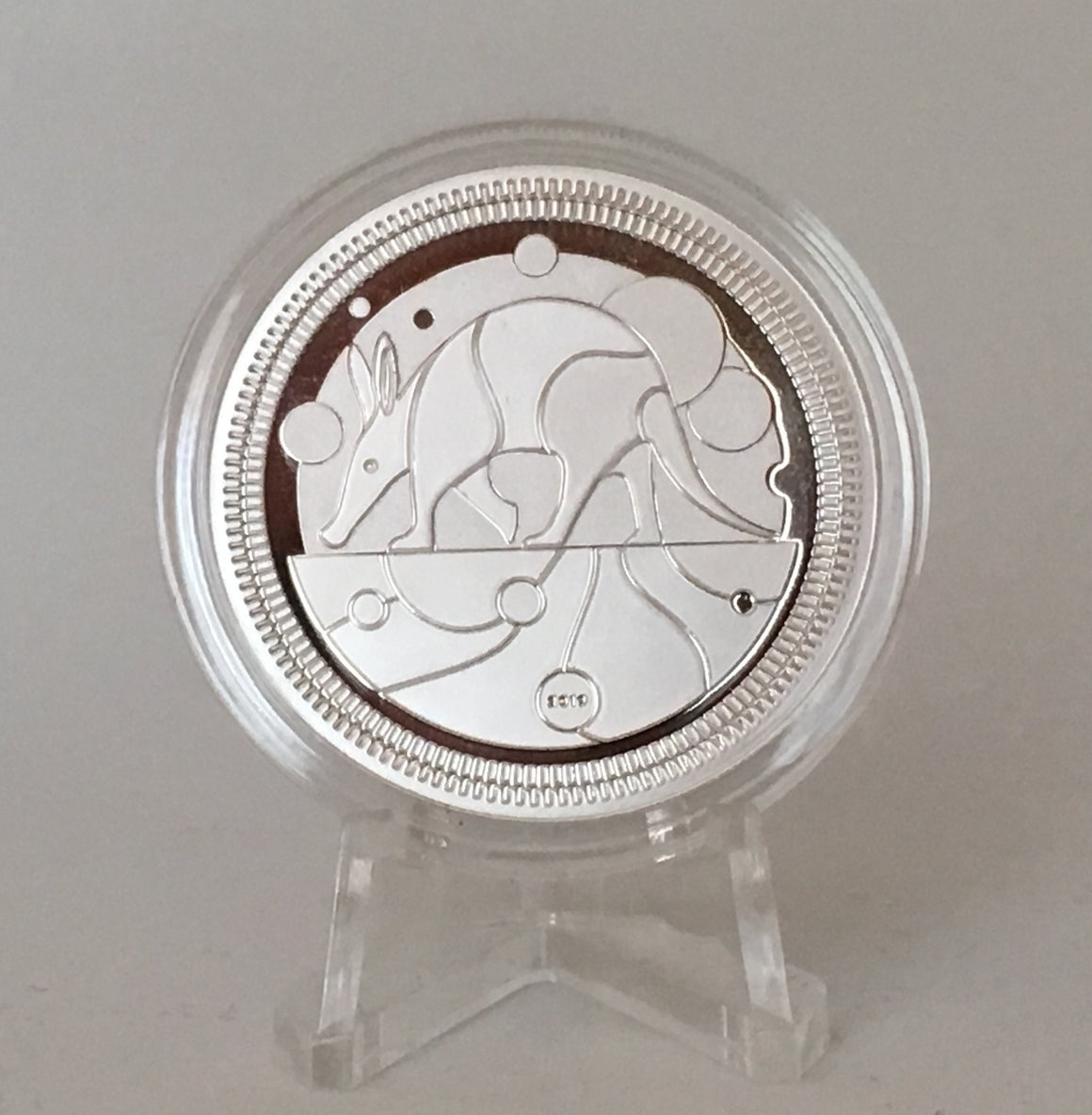 Aardvark 2019 - Evolution II, The Wonderful World by Le Grand Mint, 1oz 0.9999 Fine Silver