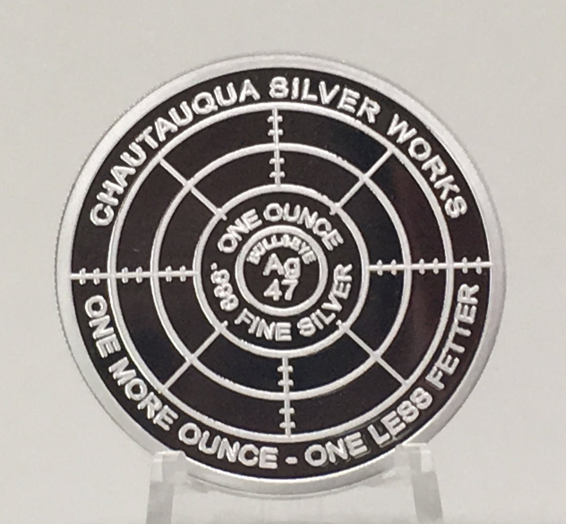 Ounce of Prevention - Curative by Chautauqua Silver Works, 1oz .999 Fine Silver Round