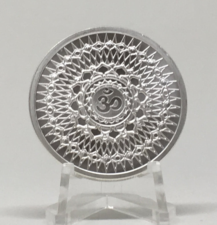 2018 Crown Chakra by Silver Shield, Mini Mintage - BU 1 oz .999 Silver Round