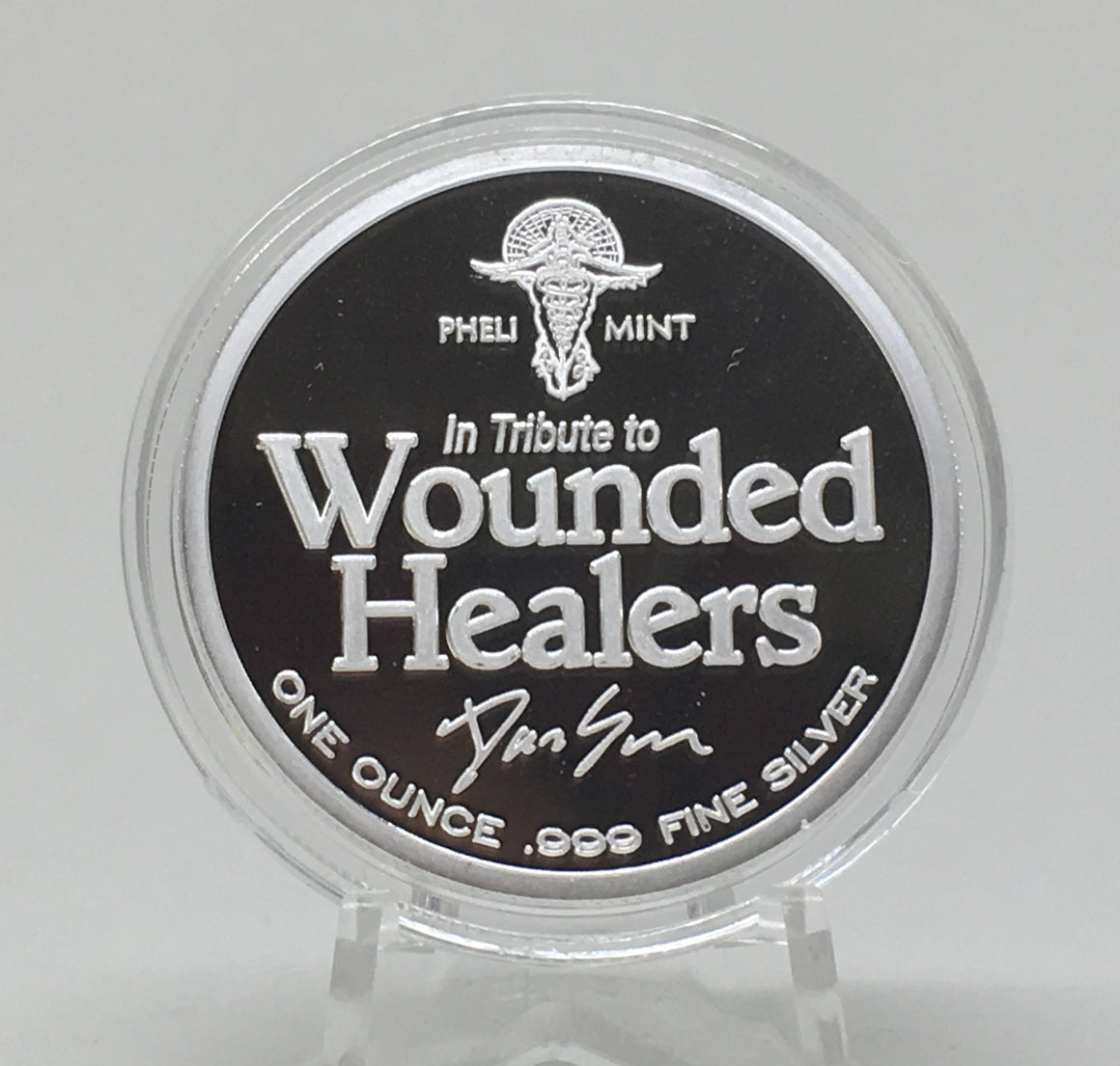 The OR - Wounded Healers, 1oz .999 Fine Silver Round by Pheli Mint