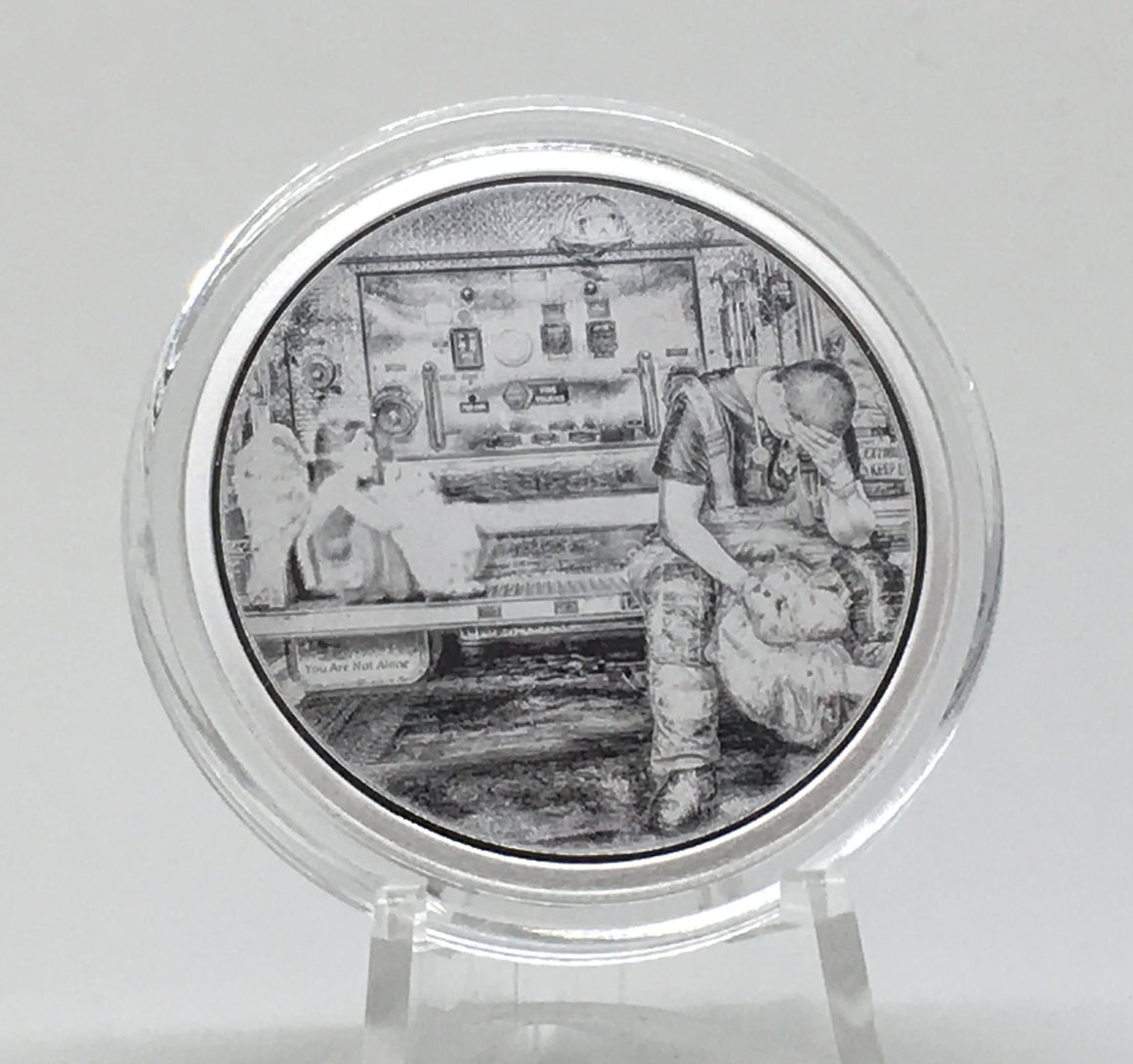 You Are Not Alone - Wounded Healers, 1oz .999 Fine Silver Round by Pheli Mint