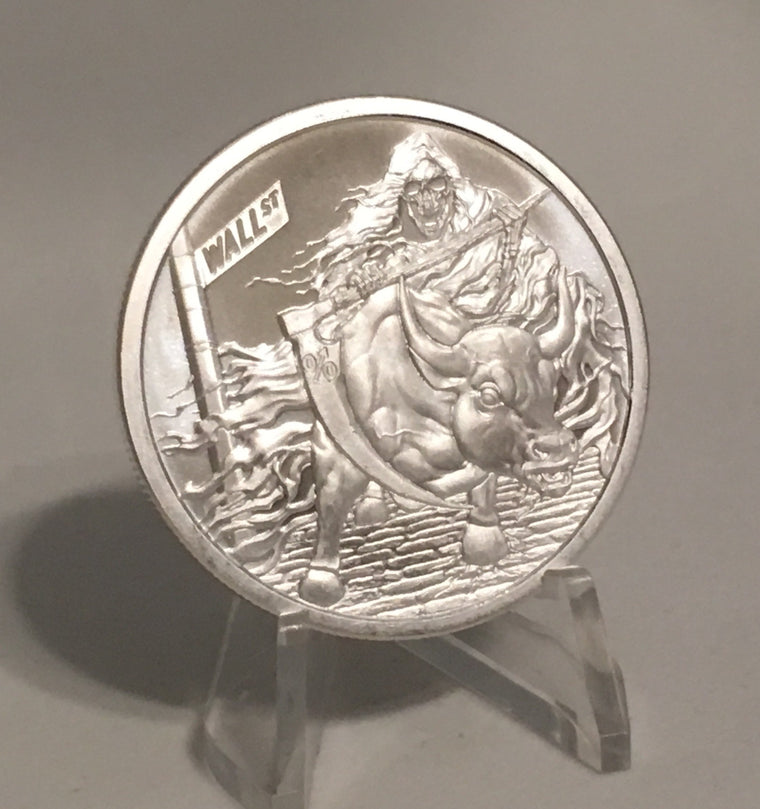 2019 Rate Reaper by Silver Shield, Mini Mintage - BU 1 oz .999 Silver Round