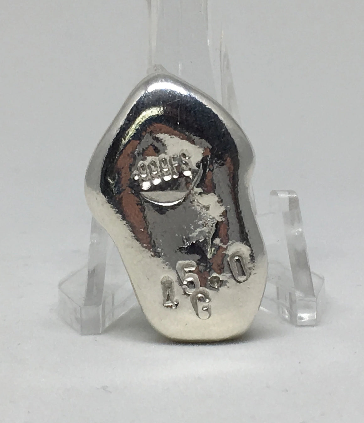 Lightning Bolt by Tomoko's Enterprize, 45g .999 Fine Silver Poured Art