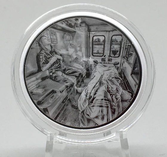 Non Save - Wounded Healers, 1oz .999 Fine Silver Round by Pheli Mint