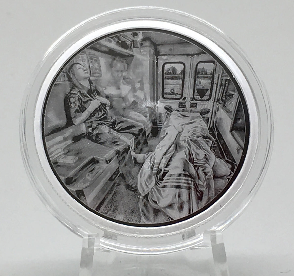Non Save - Wounded Healers, 1oz .999 Fine Silver Round by Pheli Mint