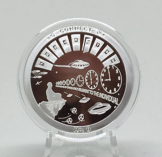 Through That Door Series #6 Connect, by Chautauqua Silver Works, 1oz .999 Fine Silver Round