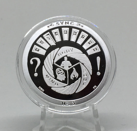 Through That Door Series #3 Sync, by Chautauqua Silver Works, 1oz .999 Fine Silver Round