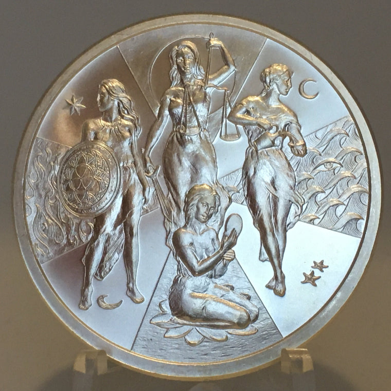 2020 Esoteric Virtues by Silver Shield, Mini Mintage - BU 1 oz .999 Silver Round