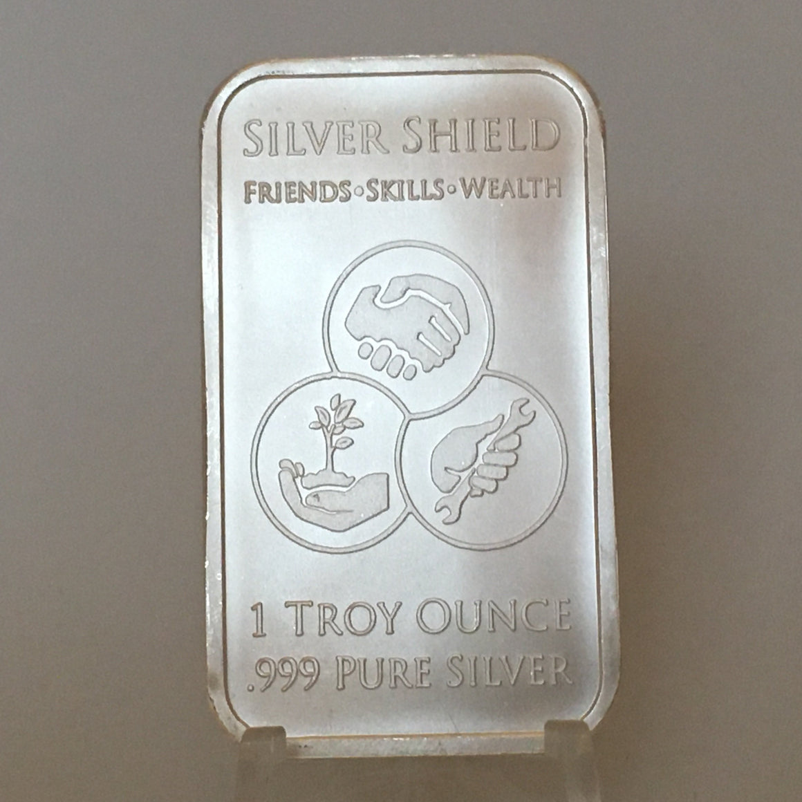 No Lie Gets to the Other Side by Silver Shield, BU 1 oz .999 Silver Bar