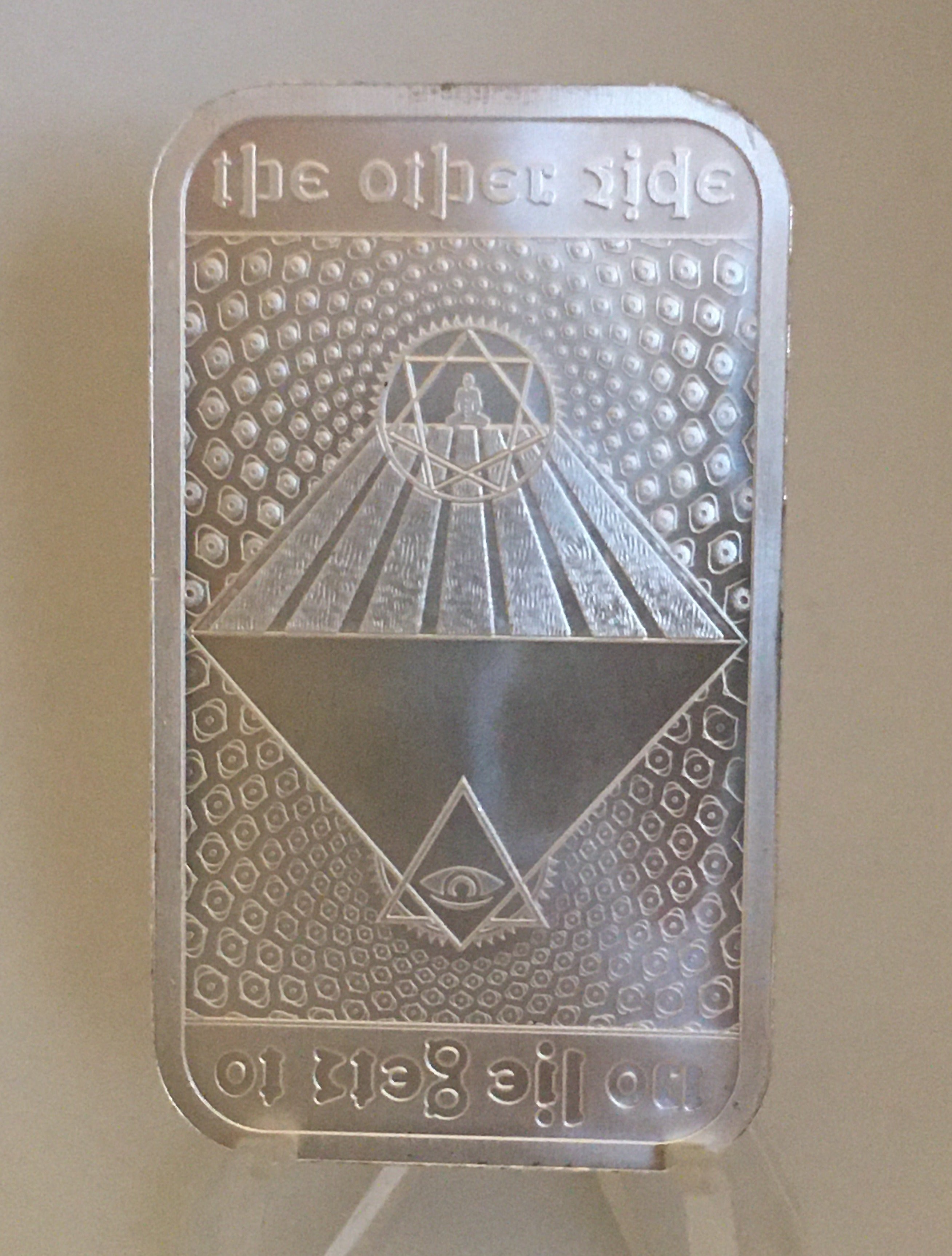 No Lie Gets to the Other Side by Silver Shield, BU 1 oz .999 Silver Ba - PM  INC