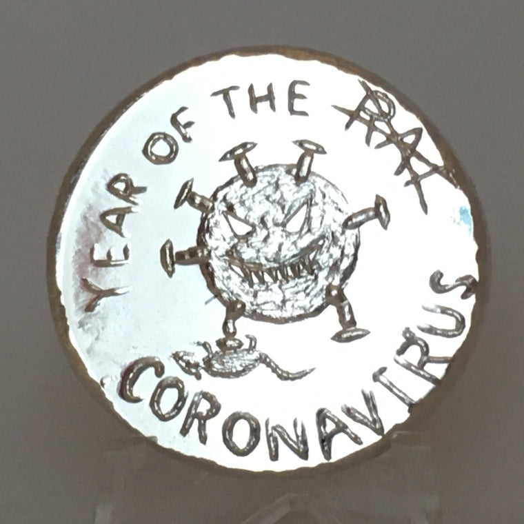 2020 Apocalypse Silver Trade Unit: Coronavirus by Pheli Mint, 1oz .999 Fine Silver