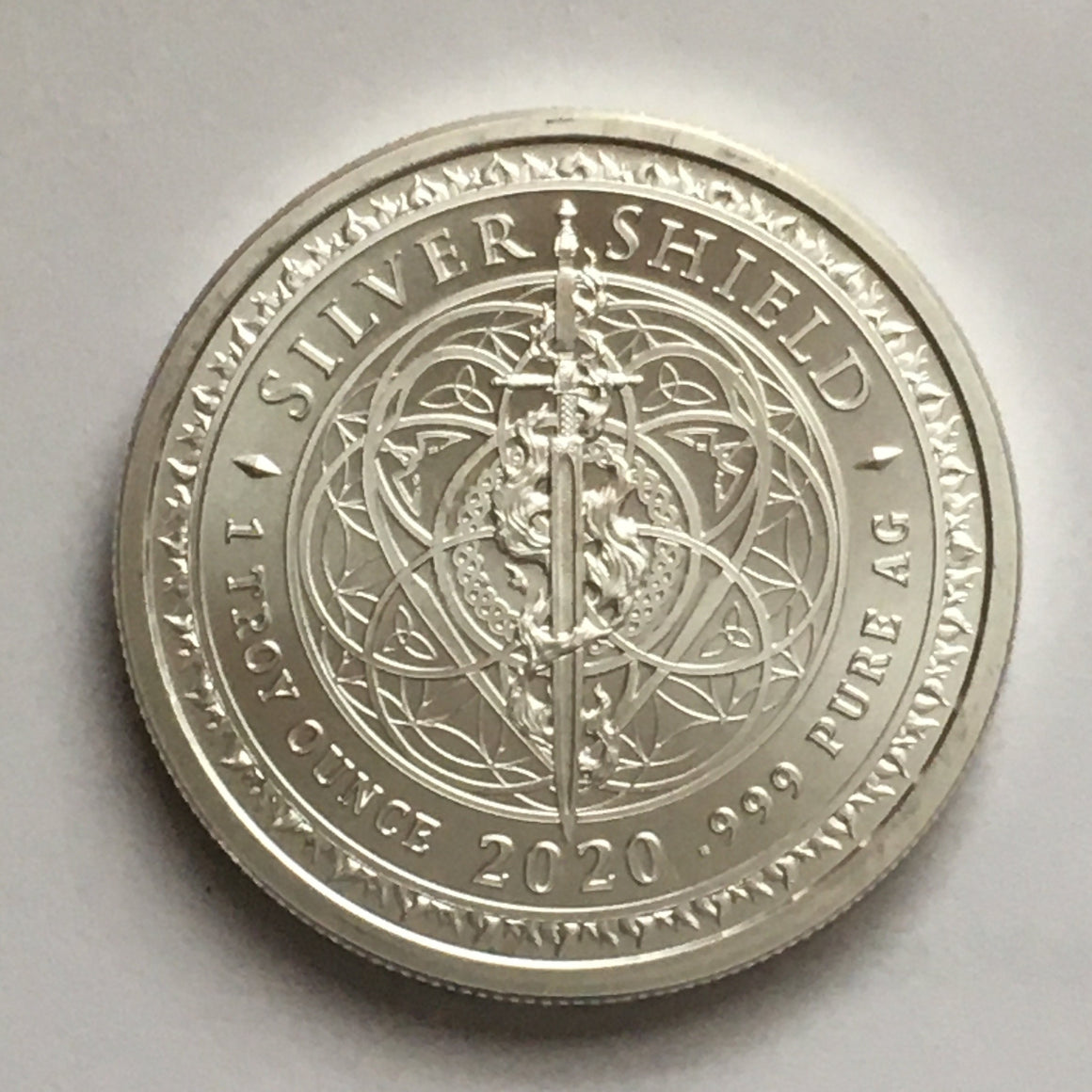 2020 Esoteric Virtues by Silver Shield, Mini Mintage - BU 1 oz .999 Silver Round