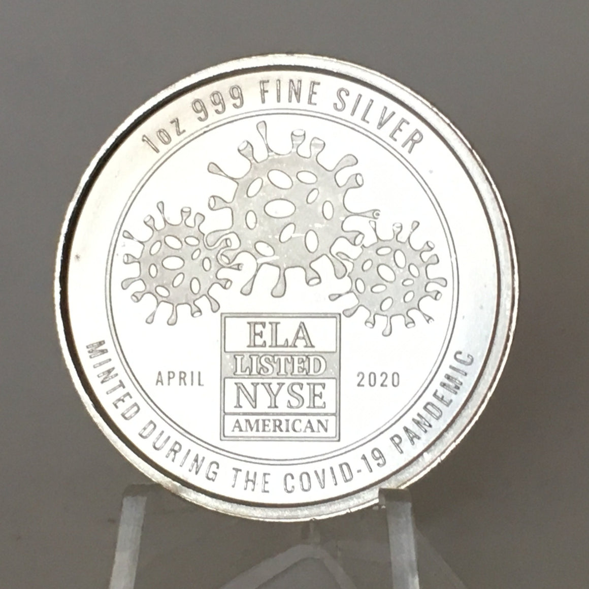 Envela COVID round, 1oz .999 Silver