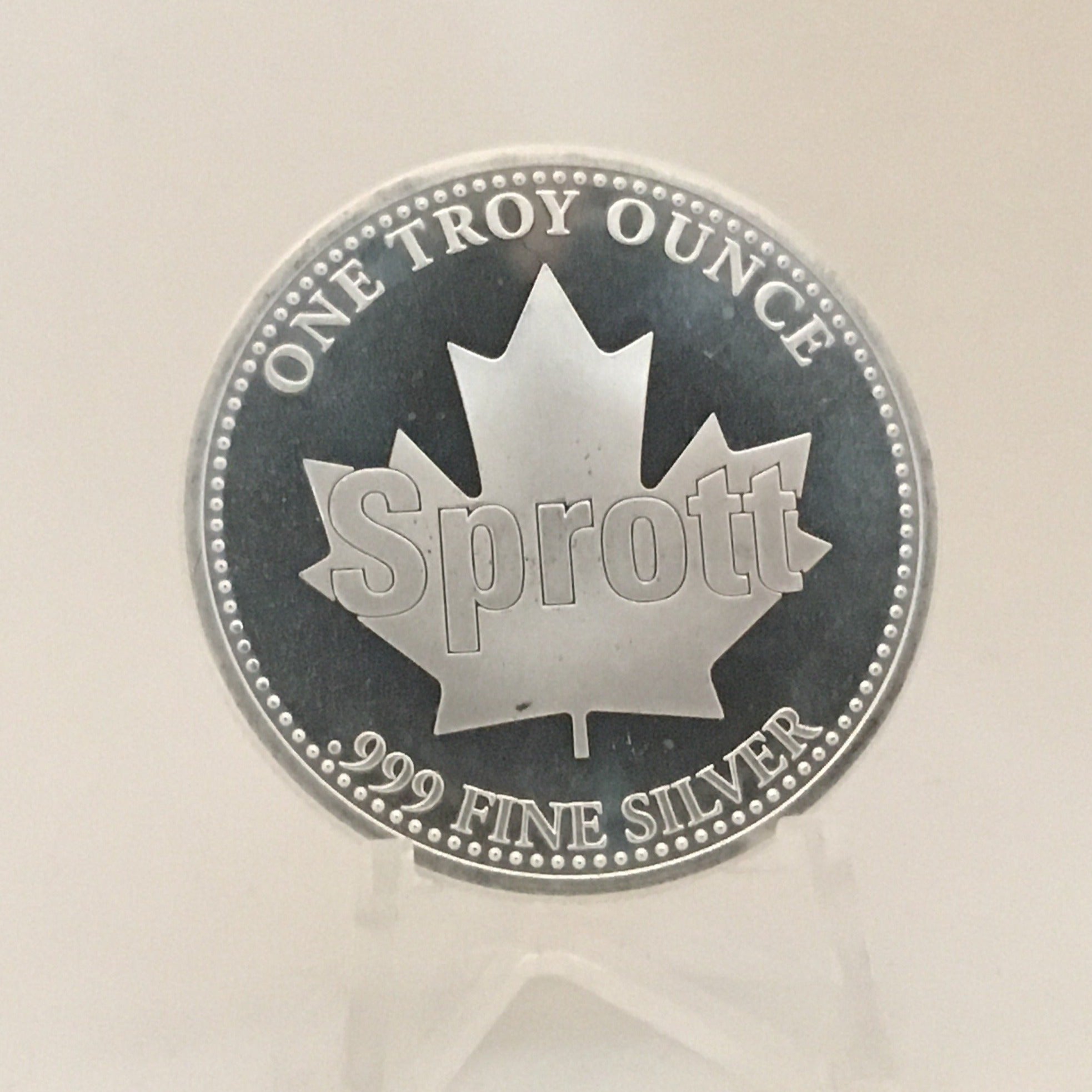 Sprott Silver Rounds Sprott Canada 1oz, .999 Fine Silver Round - PM INC