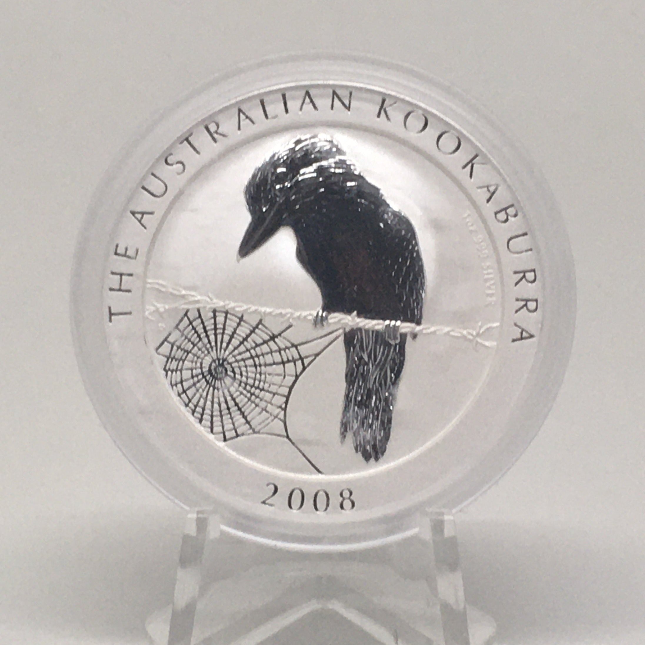 2008 Australian Kookaburra 1oz .999 Silver BU - PM INC