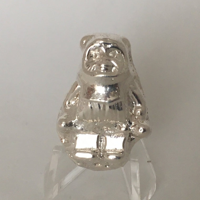 Space Bear by Tomoko's Enterprize, 1.5oz .999 Fine Silver Poured Art