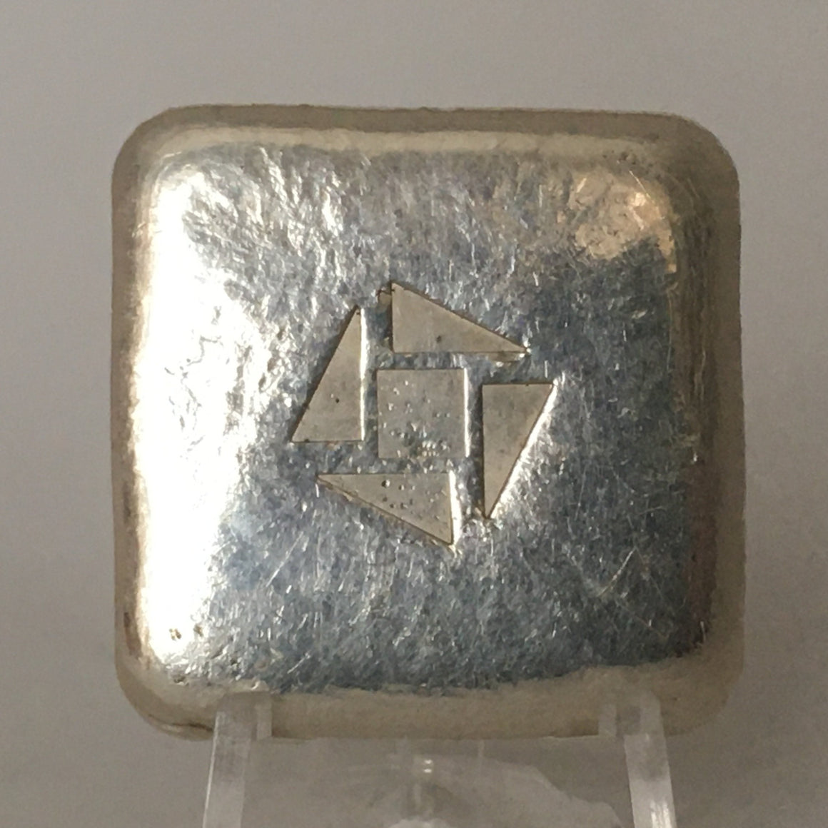 Set of Tomoko Squares by Tomoko's Enterprize, 7.2oz .999 Fine Silver Poured Art