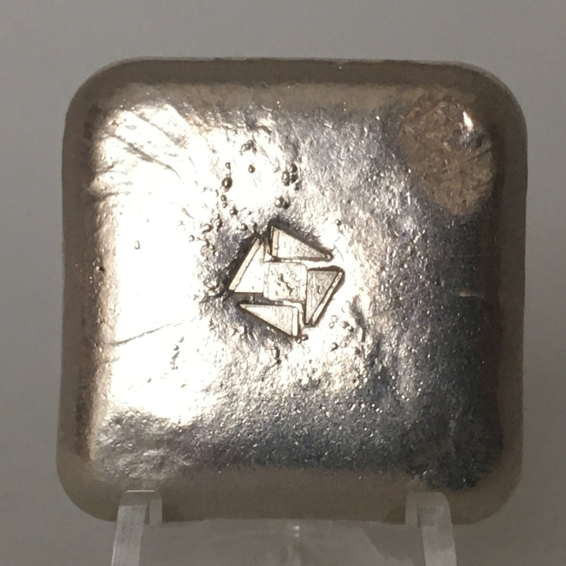 Set of Tomoko Squares by Tomoko's Enterprize, 7.2oz .999 Fine Silver Poured Art