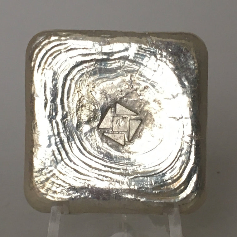 Set of Tomoko Squares by Tomoko's Enterprize, 7.2oz .999 Fine Silver Poured Art