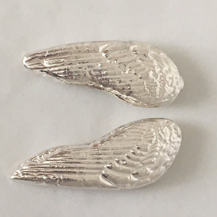 Angel Wing Sets by Tomoko's Enterprize 7.55oz .999 Fine Silver Poured Art