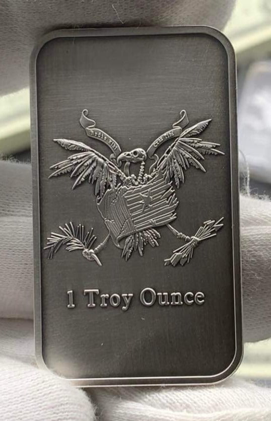 ANTIQUE - The End is Nigh 1oz .999 Silver Bar