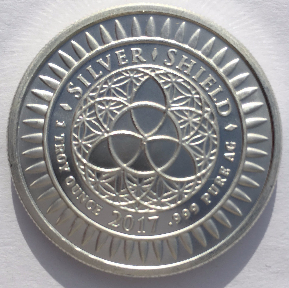 2017 James Madison by Silver Shield, Mini Mintage - BU 1 oz .999 Silver Round