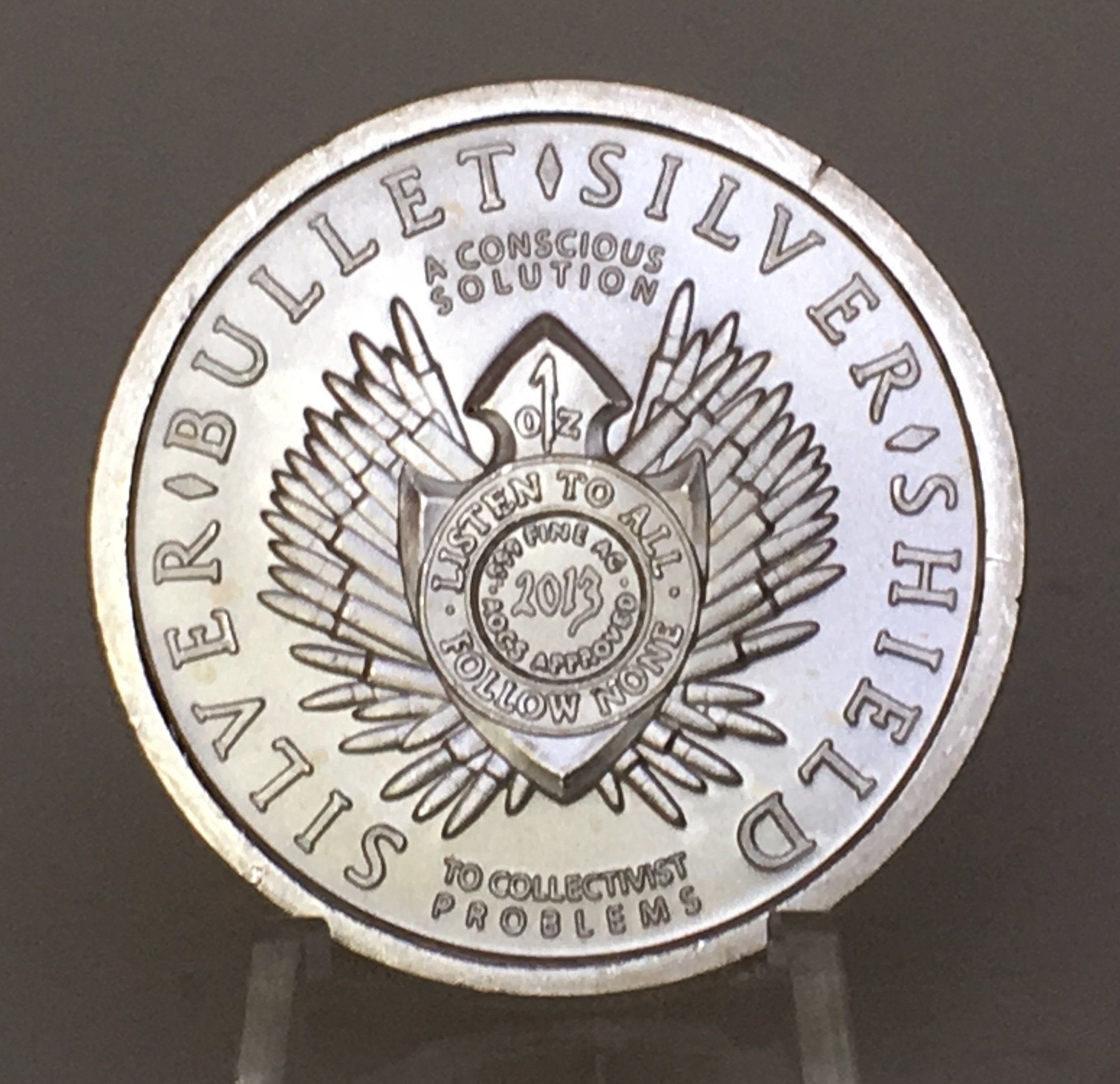 No Lie Gets to the Other Side by Silver Shield, BU 1 oz .999 Silver Ba - PM  INC