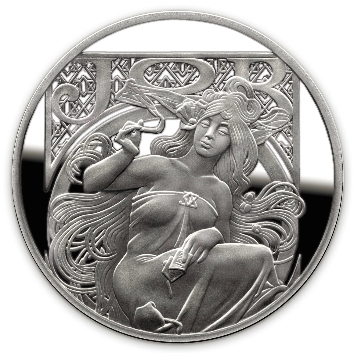 JOB, Version 2 - Mucha Collection 1oz .999 Silver Proof Round