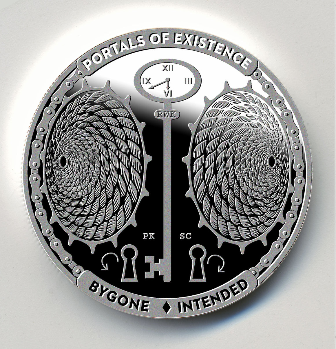 Portals of Existance - T.I.M.E Series by Chautauqua Silver Works, 1oz .999 Fine Silver Round
