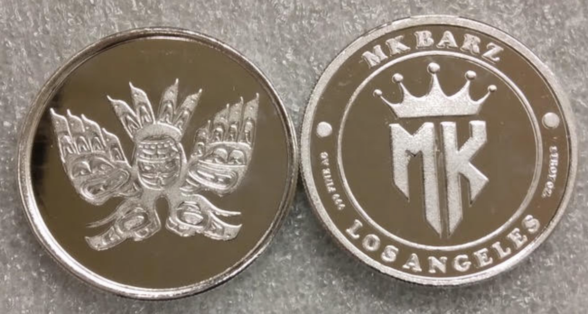 ZugArt Double Eagle 1oz .999 Silver Round