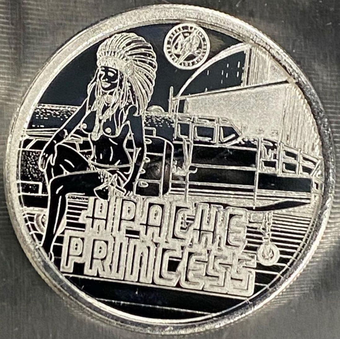 Apache Princess 1oz .999 Silver Round